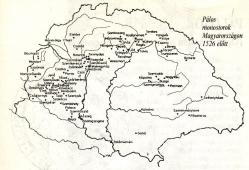 Pálos monostorok Magyarországon 1526 előtt.